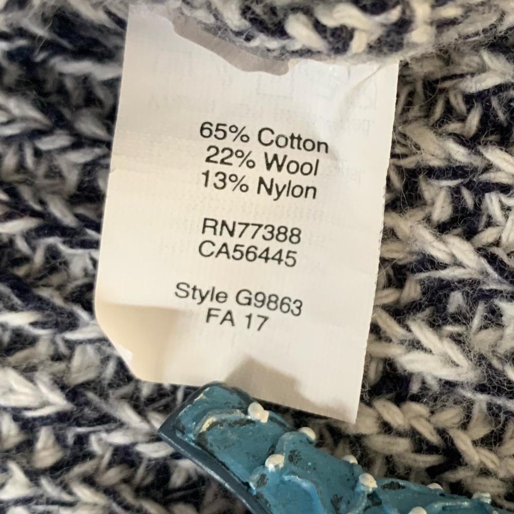 J CREW 65% cotton heavier sleeveless mock turtleneck in size Small VVGUC ++ - Picture 3 of 11